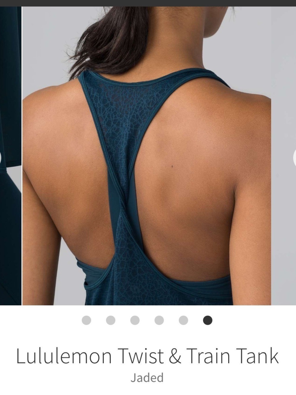 lululemon athletica Twist & Train Tank - Jaded (Teal)